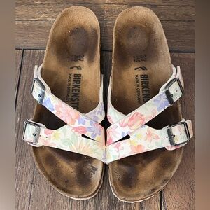 Birkenstock Yao Floral Sandals size 37 Women’s size 6